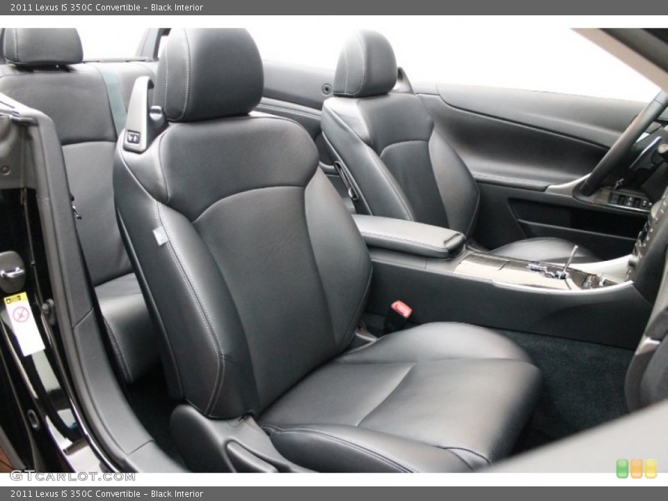 Black Interior Photo for the 2011 Lexus IS 350C Convertible #71019812