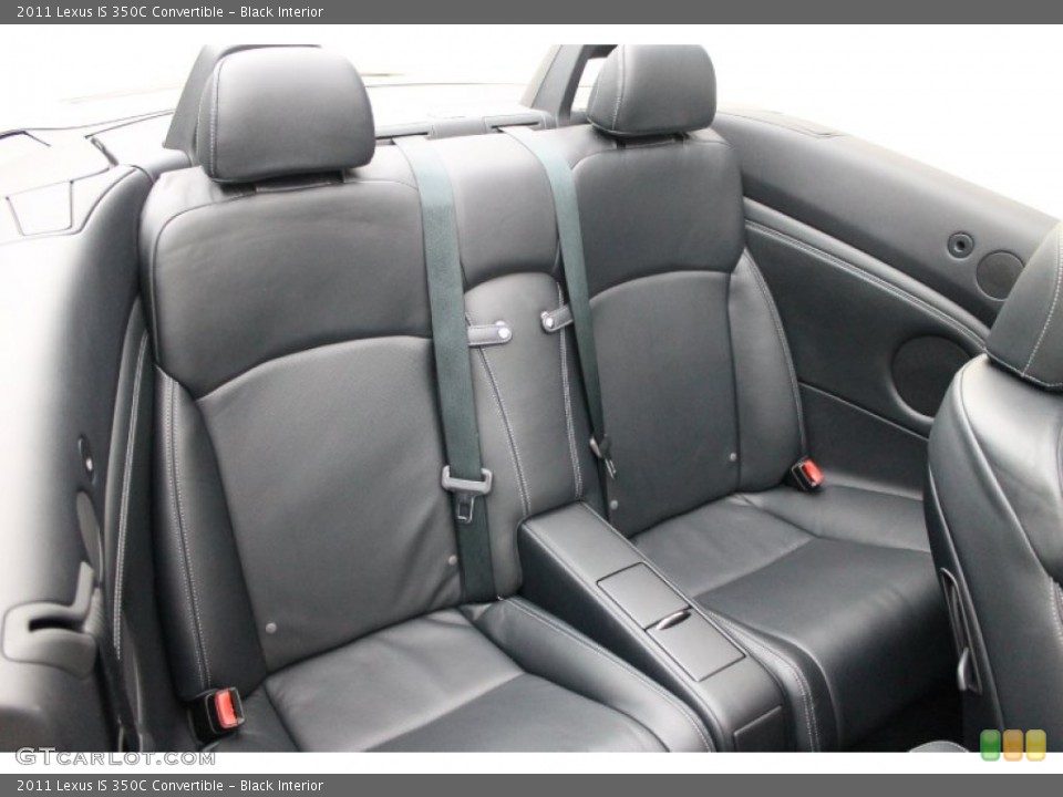 Black Interior Photo for the 2011 Lexus IS 350C Convertible #71019830
