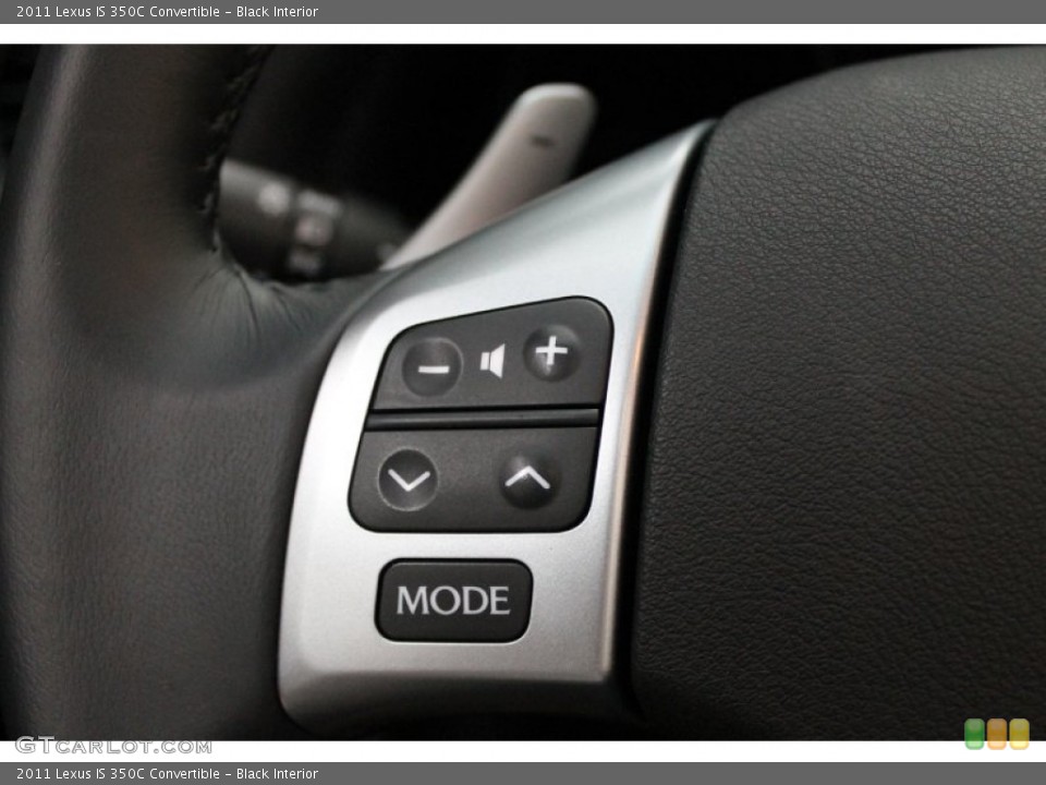 Black Interior Controls for the 2011 Lexus IS 350C Convertible #71019872