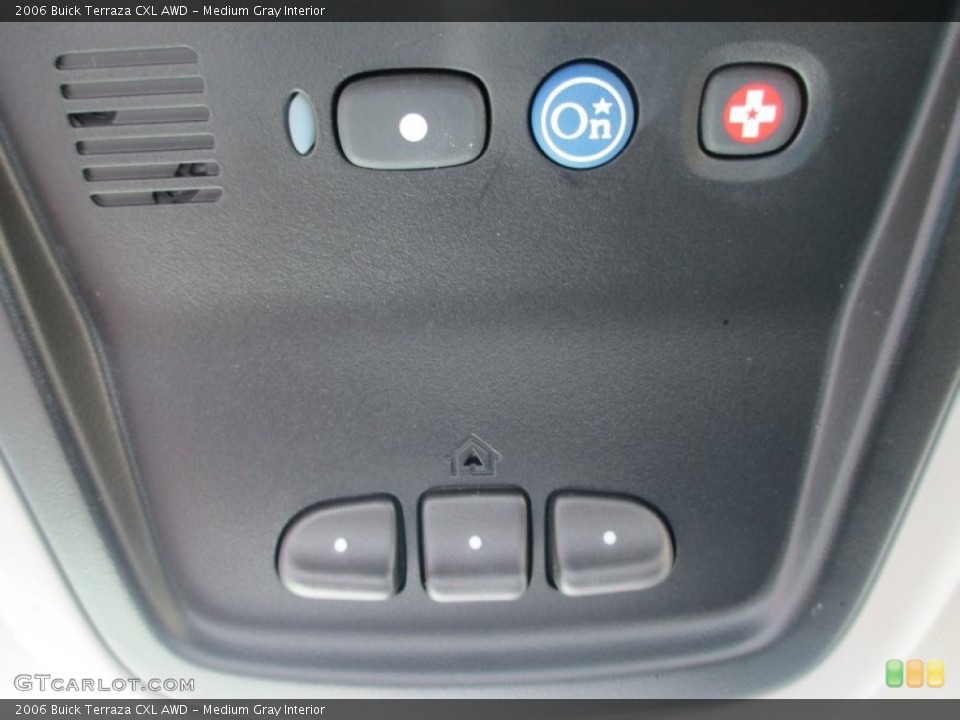 Medium Gray Interior Controls for the 2006 Buick Terraza CXL AWD #71021489