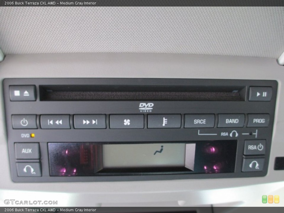 Medium Gray Interior Controls for the 2006 Buick Terraza CXL AWD #71021543