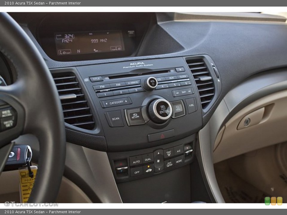 Parchment Interior Controls for the 2010 Acura TSX Sedan #71021804