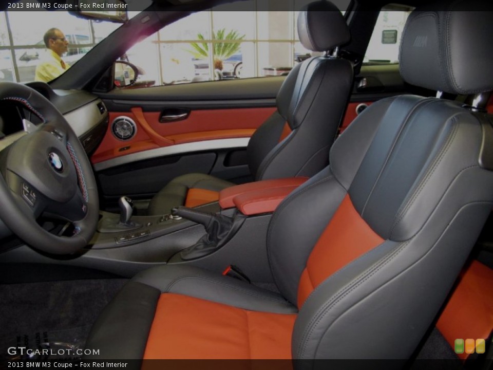 Fox Red Interior Front Seat for the 2013 BMW M3 Coupe #71022221