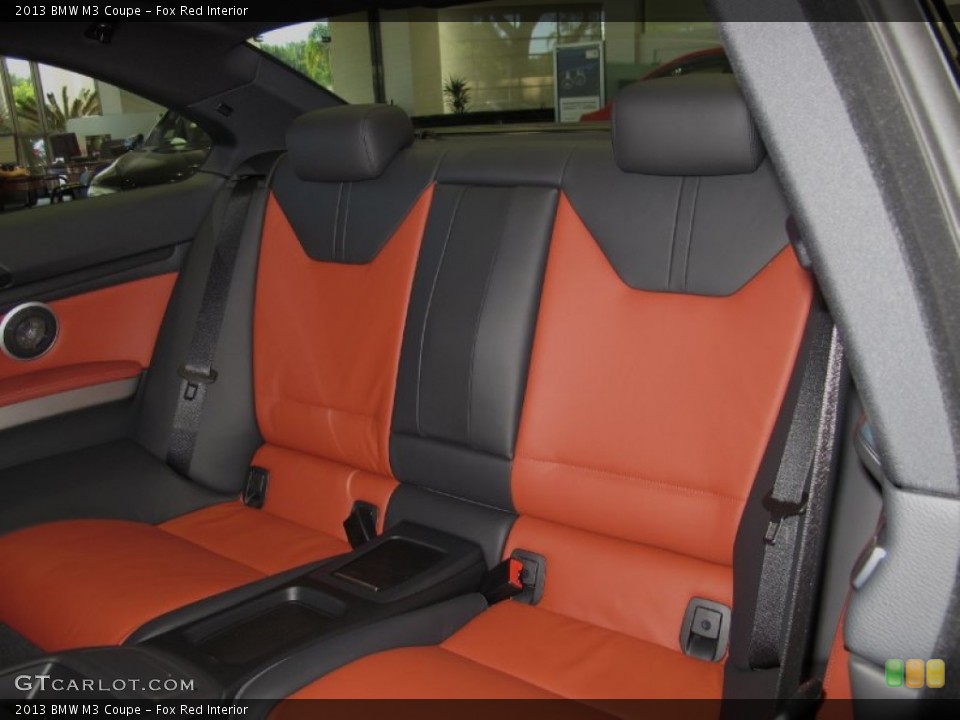 Fox Red Interior Rear Seat for the 2013 BMW M3 Coupe #71022229