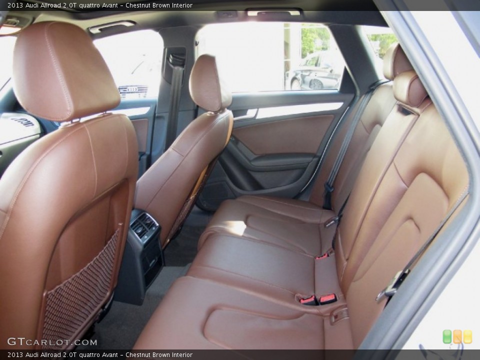 Chestnut Brown Interior Rear Seat for the 2013 Audi Allroad 2.0T quattro Avant #71022383