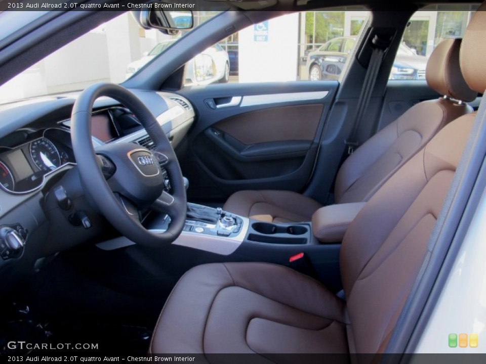 Chestnut Brown Interior Front Seat for the 2013 Audi Allroad 2.0T quattro Avant #71022398
