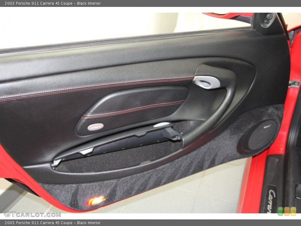 Black Interior Door Panel for the 2003 Porsche 911 Carrera 4S Coupe #71023790