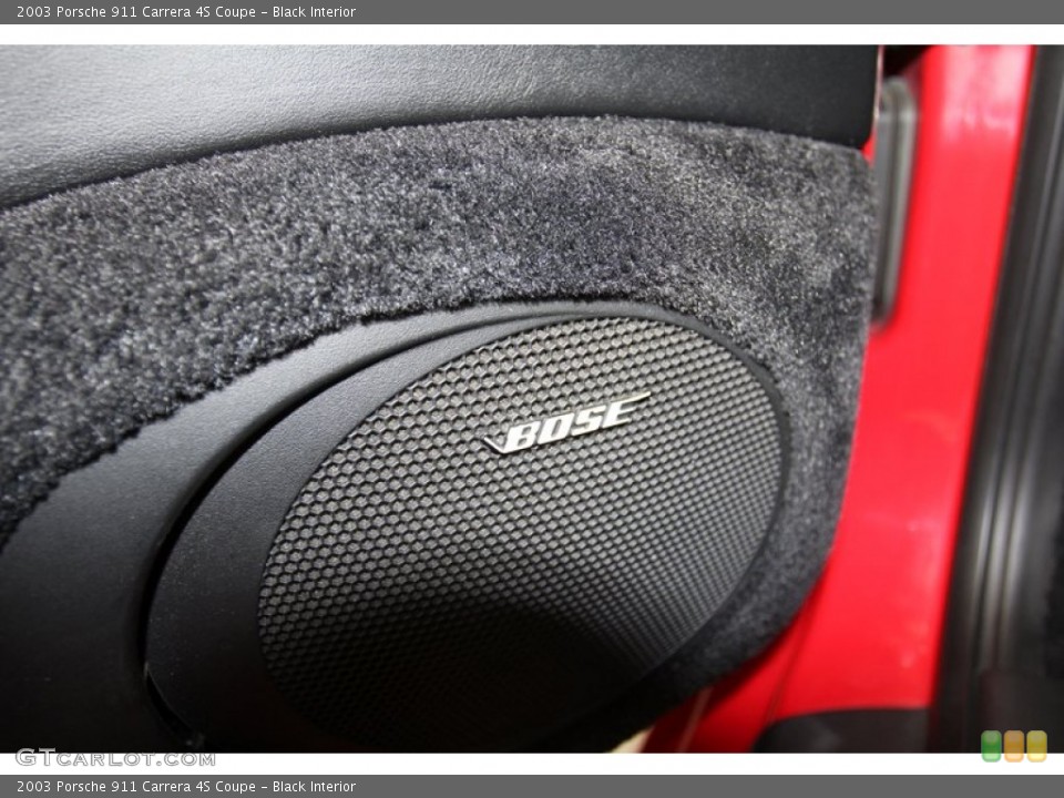 Black Interior Audio System for the 2003 Porsche 911 Carrera 4S Coupe #71023799