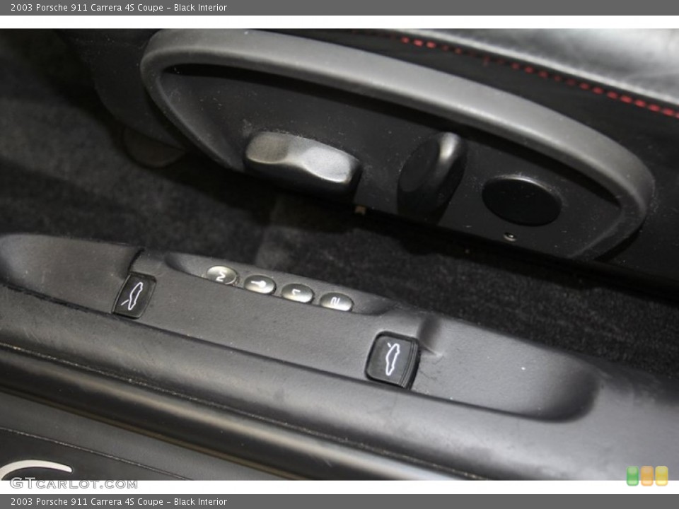 Black Interior Controls for the 2003 Porsche 911 Carrera 4S Coupe #71023808