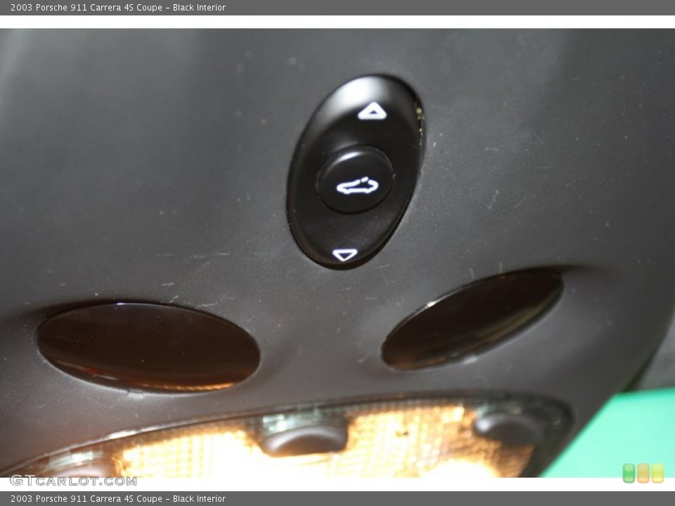 Black Interior Controls for the 2003 Porsche 911 Carrera 4S Coupe #71023823