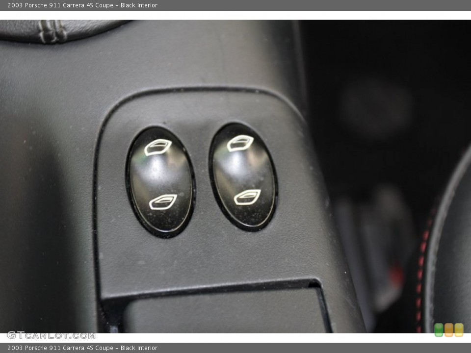 Black Interior Controls for the 2003 Porsche 911 Carrera 4S Coupe #71023850
