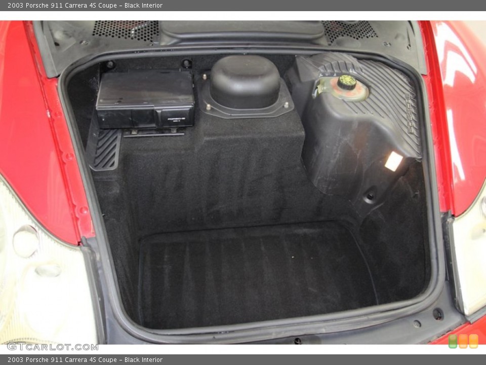 Black Interior Trunk for the 2003 Porsche 911 Carrera 4S Coupe #71023892