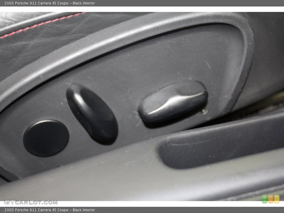 Black Interior Controls for the 2003 Porsche 911 Carrera 4S Coupe #71023919