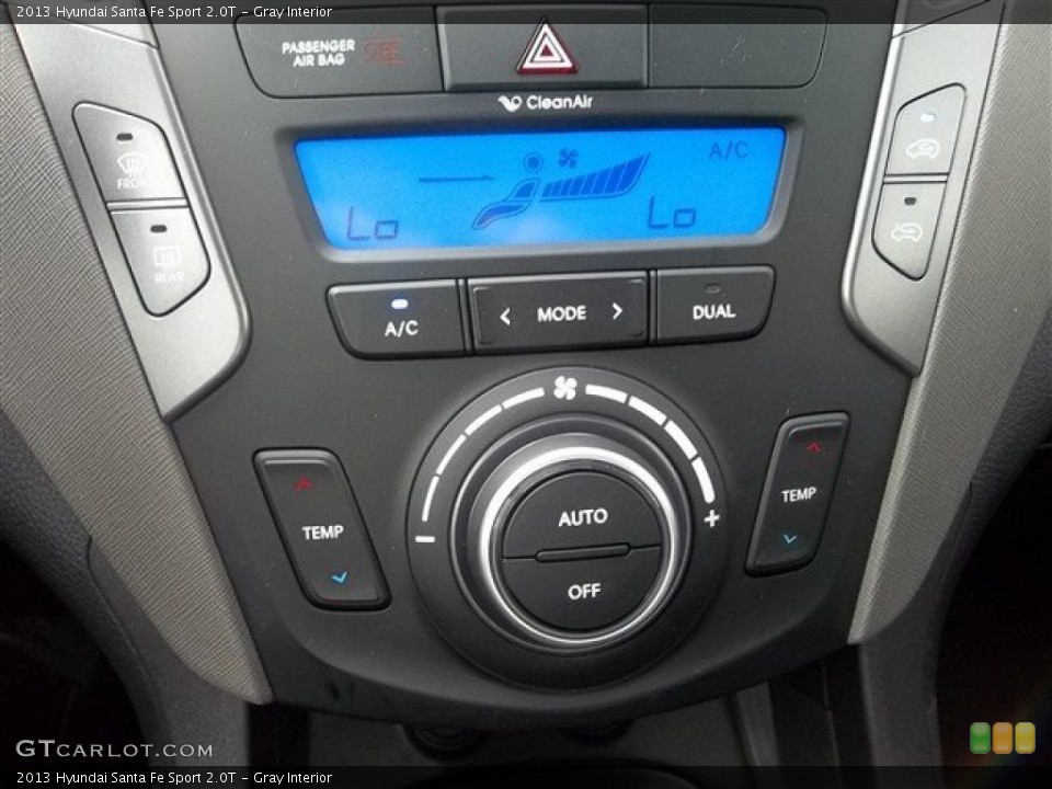 Gray Interior Controls for the 2013 Hyundai Santa Fe Sport 2.0T #71026910