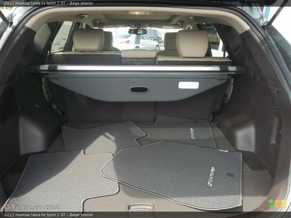Beige Interior Trunk for the 2013 Hyundai Santa Fe Sport 2.0T #71027276