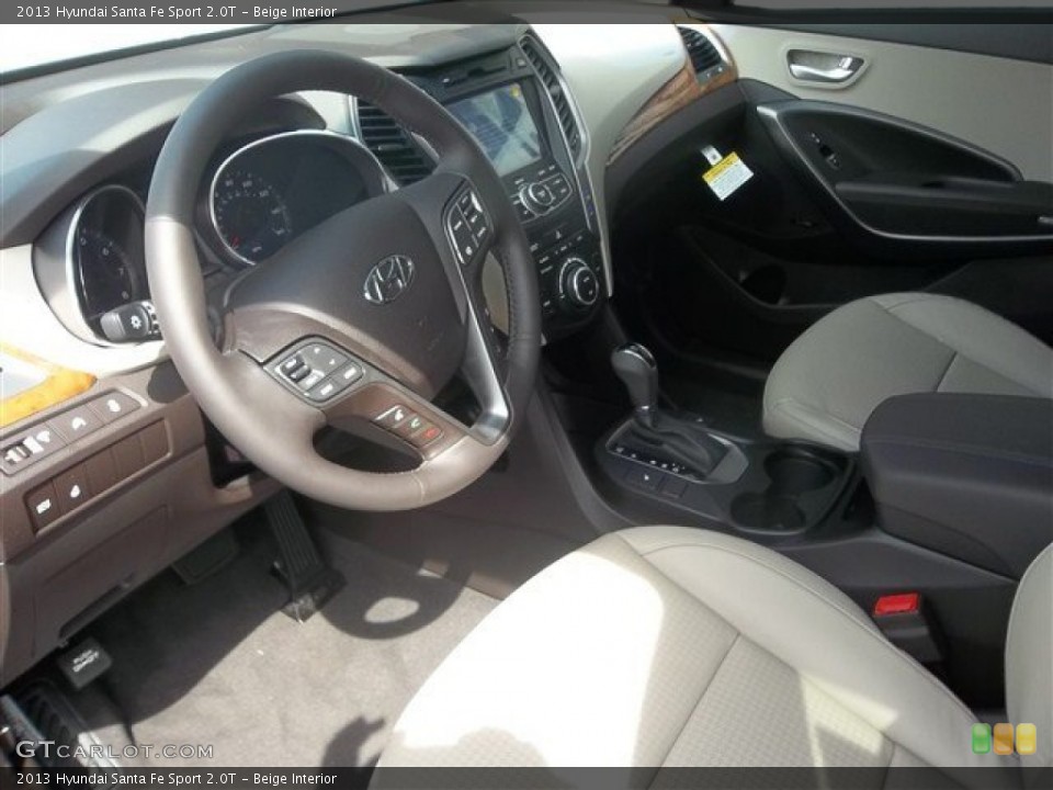 Beige Interior Photo for the 2013 Hyundai Santa Fe Sport 2.0T #71027326