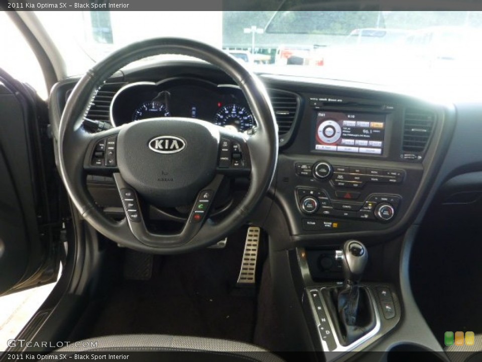 Black Sport Interior Dashboard for the 2011 Kia Optima SX #71030513