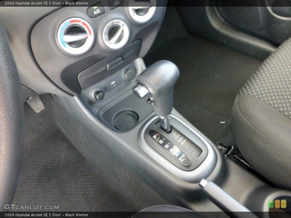 Black Interior Transmission for the 2009 Hyundai Accent SE 3 Door #71030696