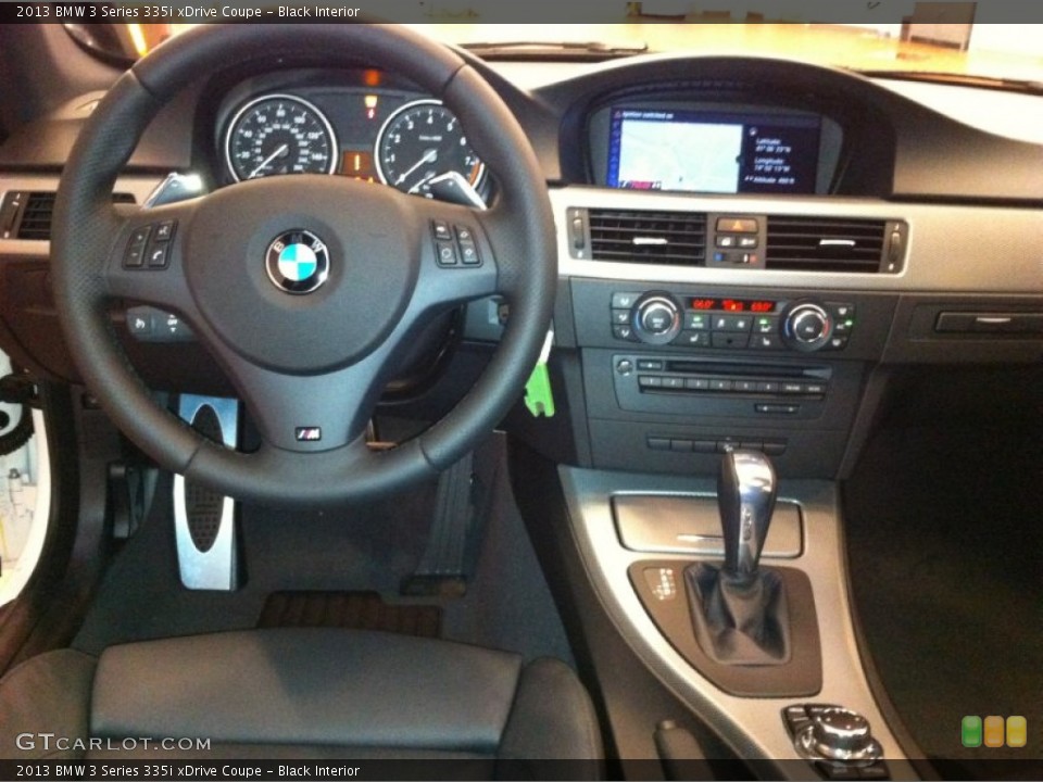 Black Interior Dashboard for the 2013 BMW 3 Series 335i xDrive Coupe #71031785