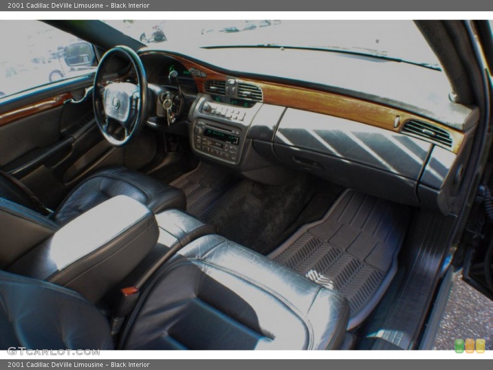 Black Interior Dashboard for the 2001 Cadillac DeVille Limousine #71033072