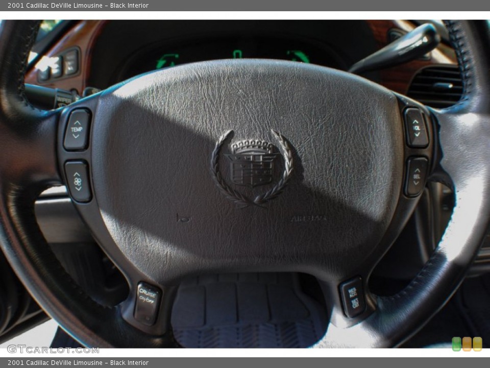 Black Interior Controls for the 2001 Cadillac DeVille Limousine #71033213