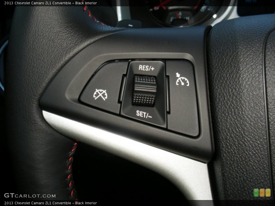 Black Interior Controls for the 2013 Chevrolet Camaro ZL1 Convertible #71033989