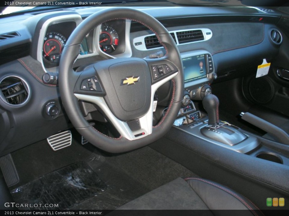 Black Interior Photo for the 2013 Chevrolet Camaro ZL1 Convertible #71034008