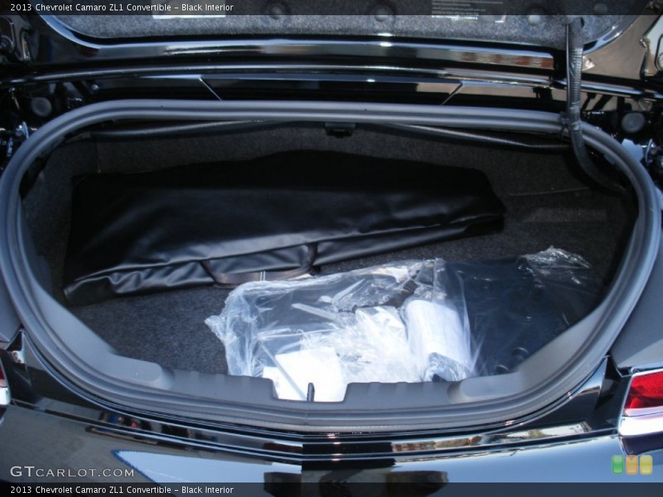 Black Interior Trunk for the 2013 Chevrolet Camaro ZL1 Convertible #71034218
