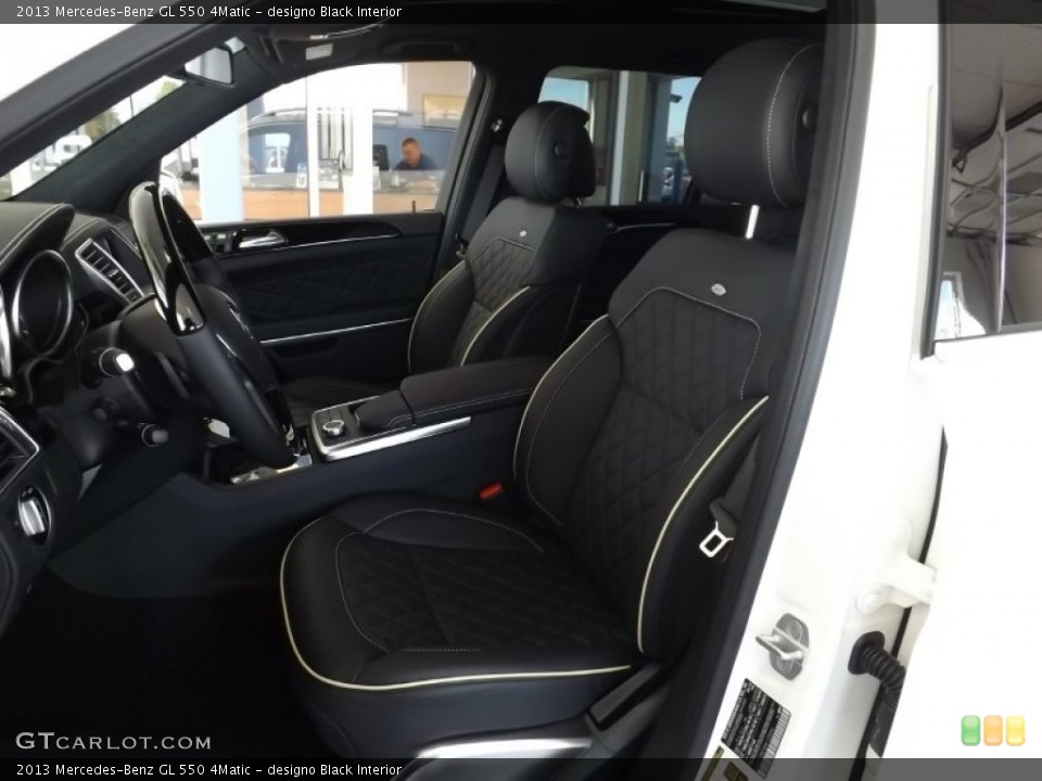 designo Black Interior Front Seat for the 2013 Mercedes-Benz GL 550 4Matic #71037812