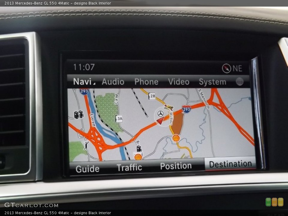 designo Black Interior Navigation for the 2013 Mercedes-Benz GL 550 4Matic #71037842