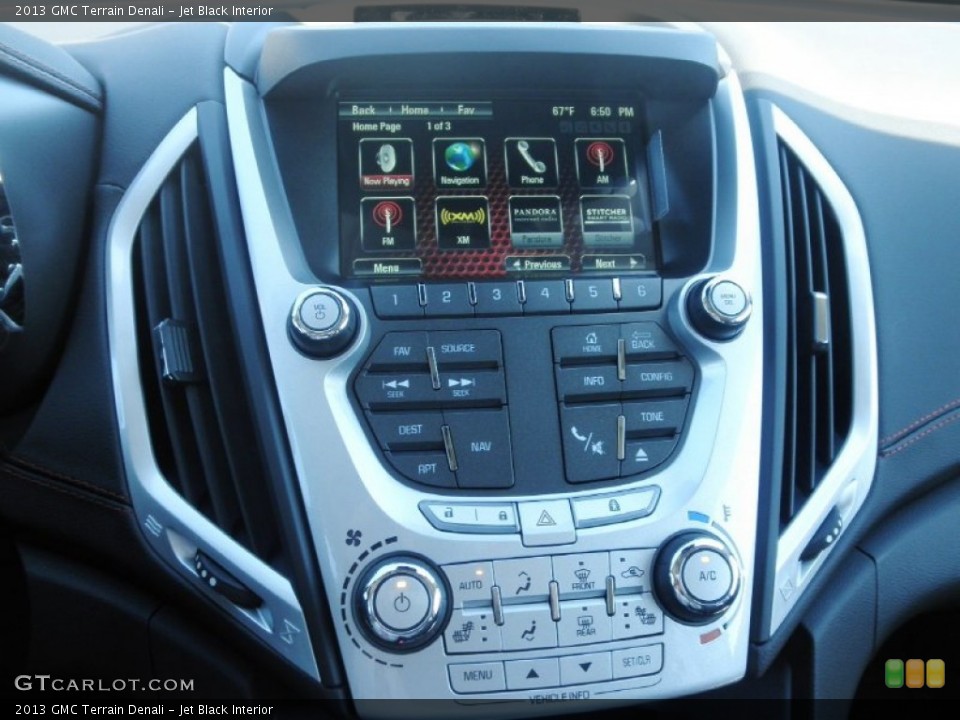 Jet Black Interior Controls for the 2013 GMC Terrain Denali #71039738