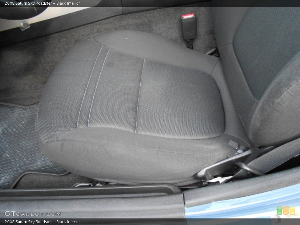 Black Interior Front Seat for the 2008 Saturn Sky Roadster #71043047