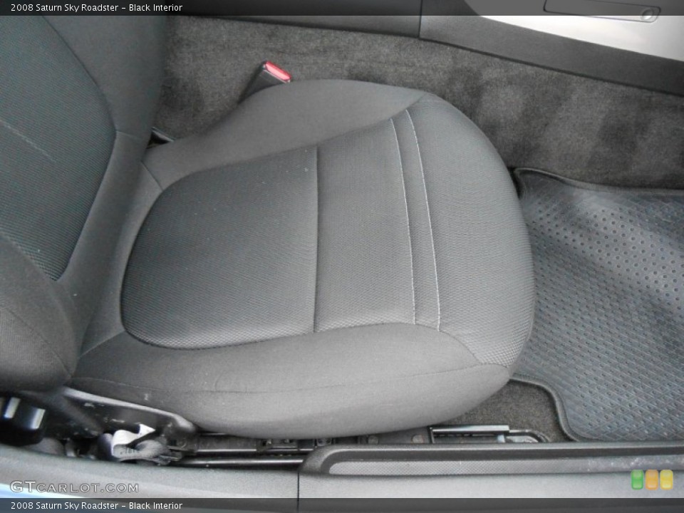 Black Interior Front Seat for the 2008 Saturn Sky Roadster #71043071