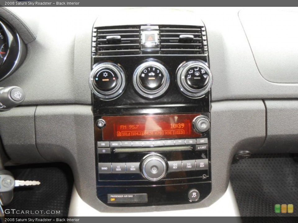 Black Interior Controls for the 2008 Saturn Sky Roadster #71043095