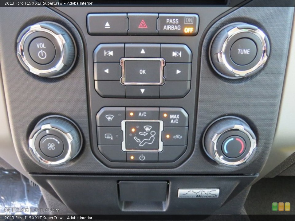 Adobe Interior Controls for the 2013 Ford F150 XLT SuperCrew #71045798