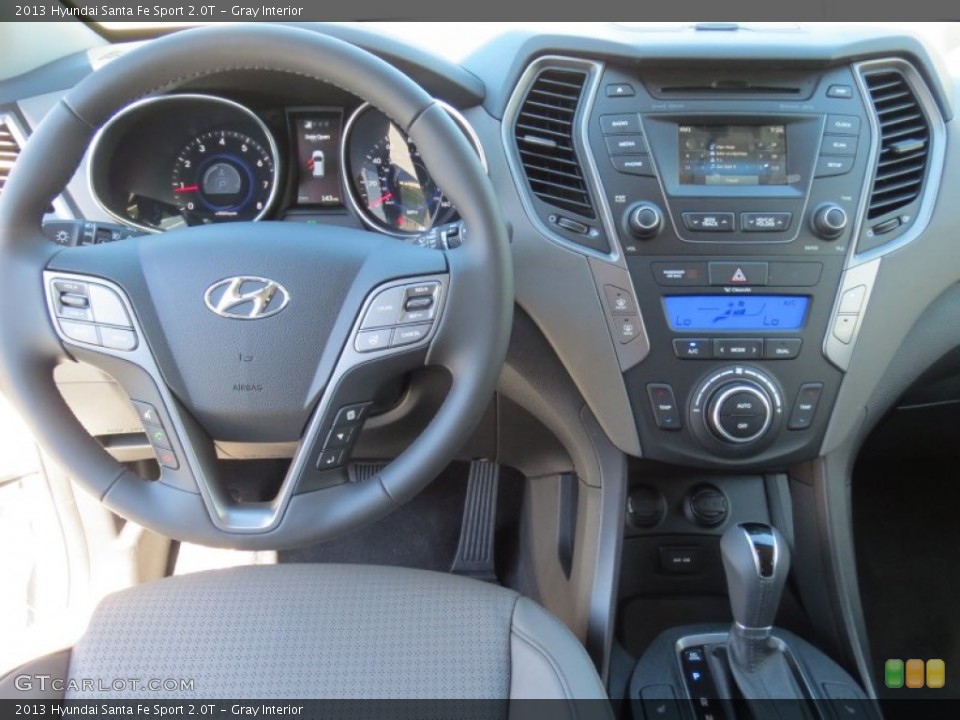 Gray Interior Dashboard for the 2013 Hyundai Santa Fe Sport 2.0T #71046059