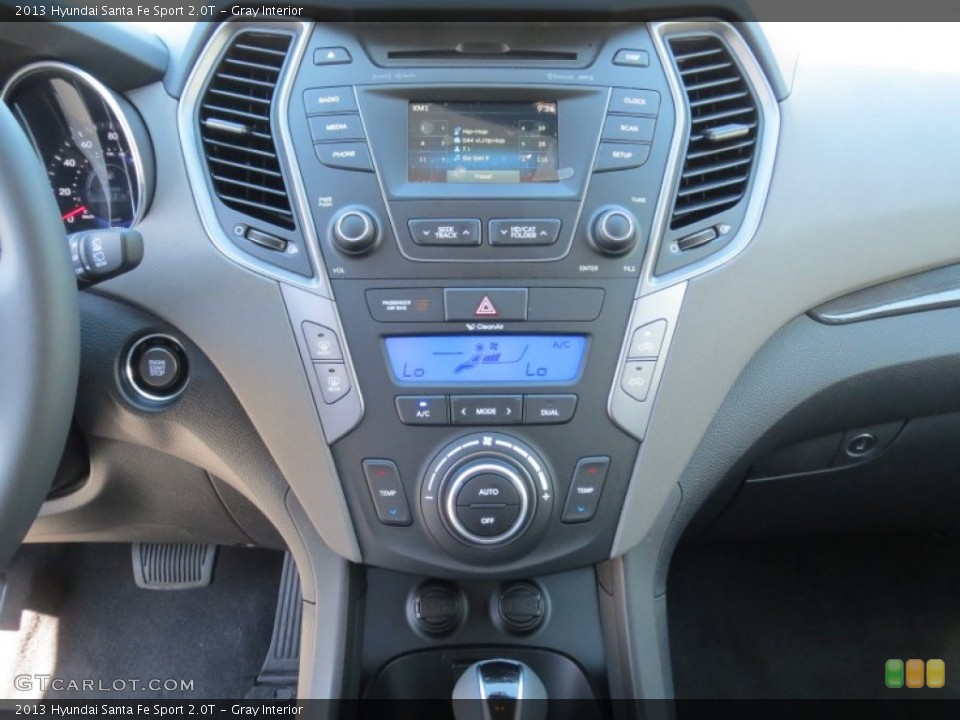 Gray Interior Controls for the 2013 Hyundai Santa Fe Sport 2.0T #71046068