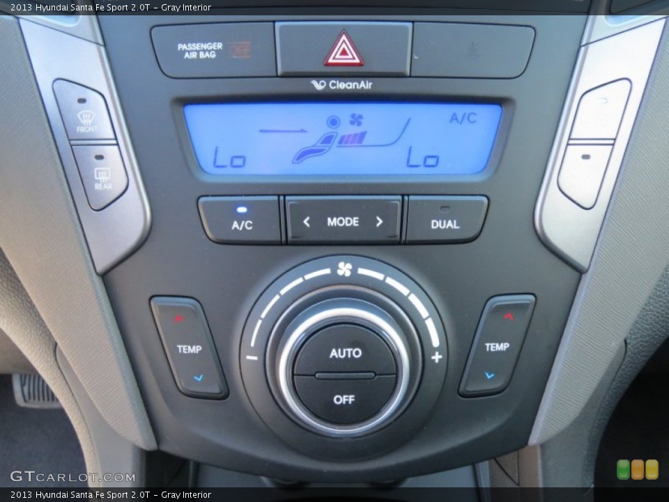 Gray Interior Controls for the 2013 Hyundai Santa Fe Sport 2.0T #71046086