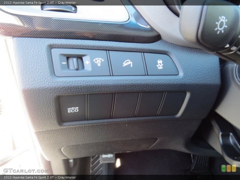 Gray Interior Controls for the 2013 Hyundai Santa Fe Sport 2.0T #71046136