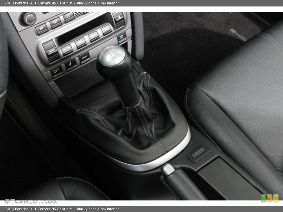 Black/Stone Grey Interior Transmission for the 2008 Porsche 911 Carrera 4S Cabriolet #71046263