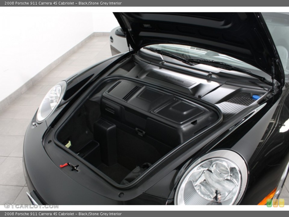 Black/Stone Grey Interior Trunk for the 2008 Porsche 911 Carrera 4S Cabriolet #71046341