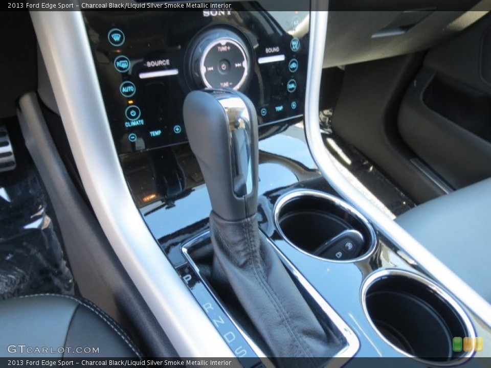 Charcoal Black/Liquid Silver Smoke Metallic Interior Transmission for the 2013 Ford Edge Sport #71046422