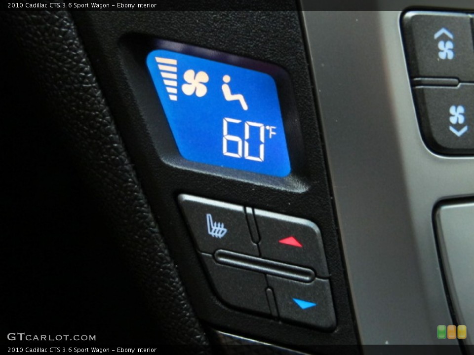 Ebony Interior Controls for the 2010 Cadillac CTS 3.6 Sport Wagon #71048860