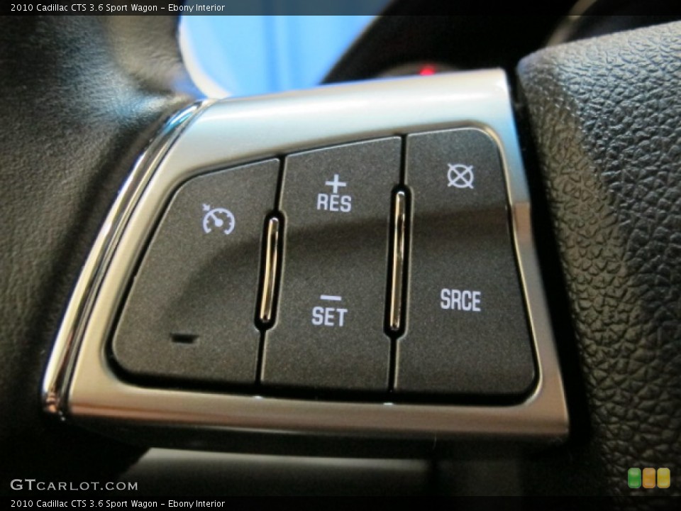 Ebony Interior Controls for the 2010 Cadillac CTS 3.6 Sport Wagon #71048896