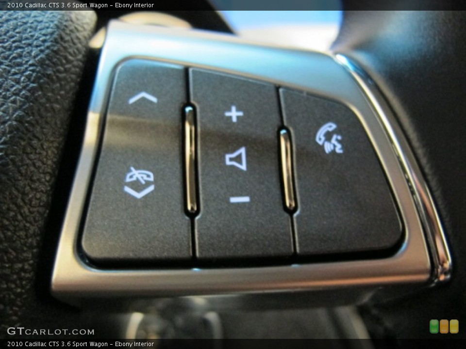 Ebony Interior Controls for the 2010 Cadillac CTS 3.6 Sport Wagon #71048905
