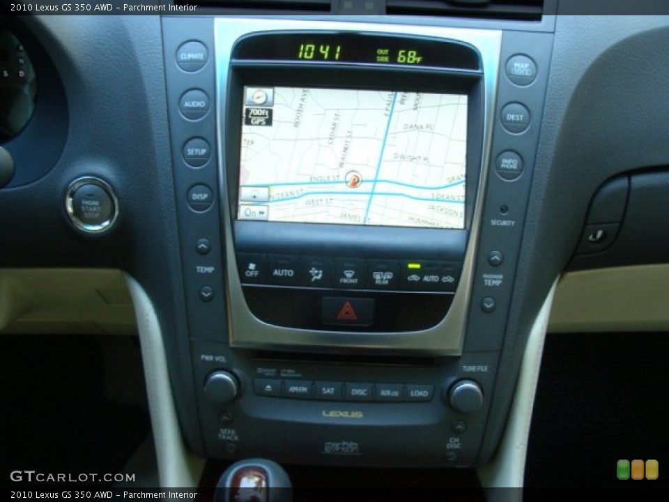 Parchment Interior Navigation for the 2010 Lexus GS 350 AWD #71048964