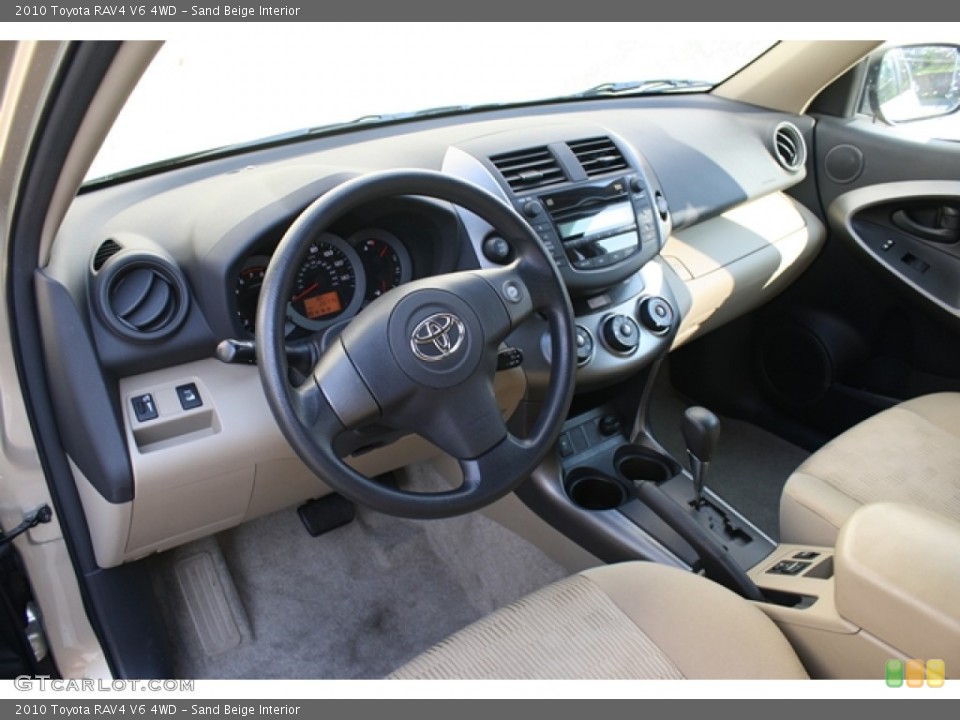 Sand Beige Interior Photo for the 2010 Toyota RAV4 V6 4WD #71049707
