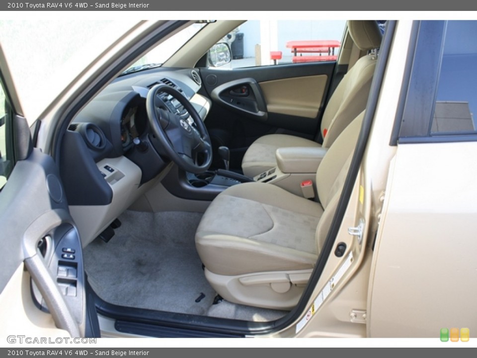 Sand Beige Interior Photo for the 2010 Toyota RAV4 V6 4WD #71049746