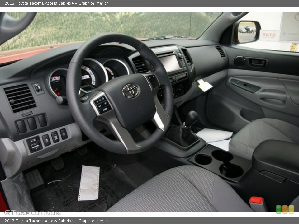Graphite Interior Photo for the 2013 Toyota Tacoma Access Cab 4x4 #71050961