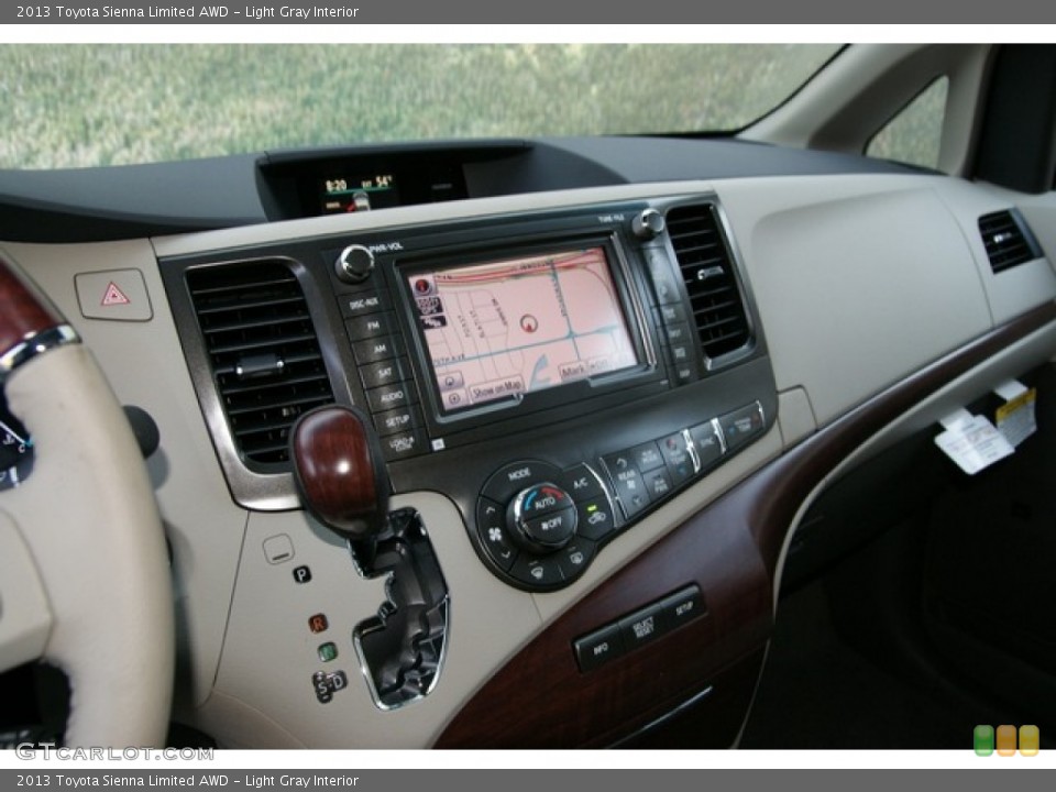 Light Gray Interior Dashboard for the 2013 Toyota Sienna Limited AWD #71051155